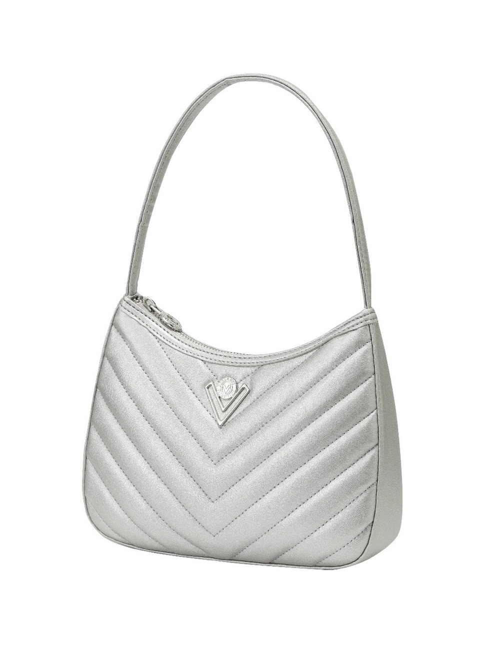 Valentino Orlandi Metallic Quilted Shoulder Bag NWT - Picture 6 of 8